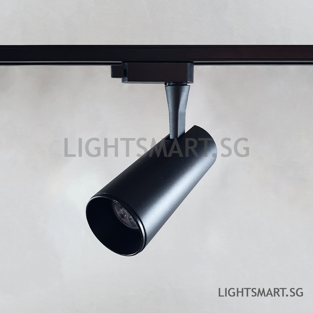 GLACES GU10 Track Light - Black (Bulb detachable)