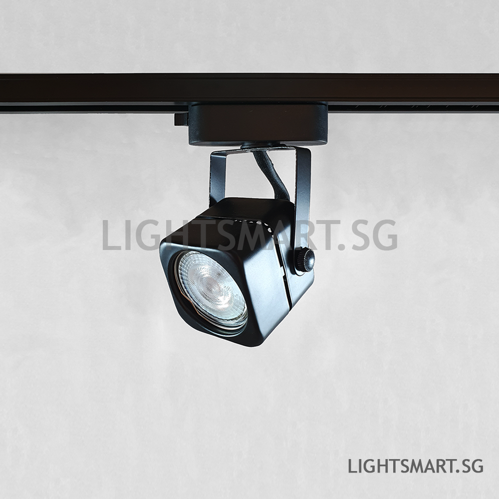 GLINDE MR16/GU10 Track Light - Black (Bulb detachable)