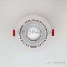 Load image into Gallery viewer, LEBER Recessed Spotlight GU10/Module - White/Gloss Silver Round
