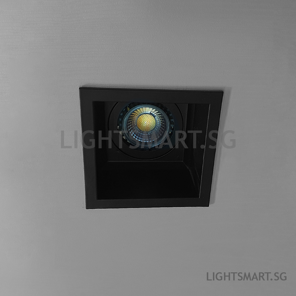 LAMPES Recessed Spotlight GU10/Module - Black