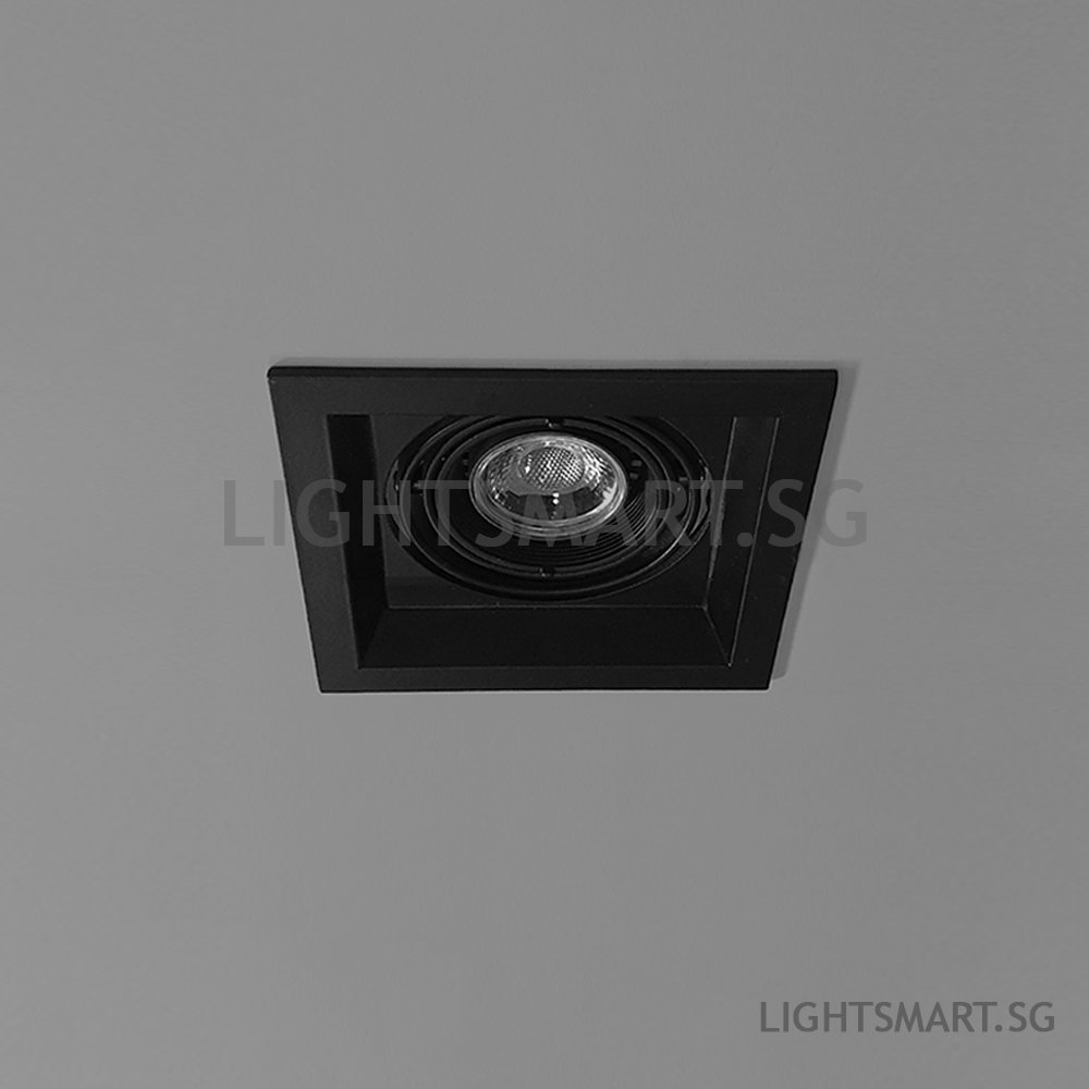LINDO Recessed Spotlight GU10/Module - Black