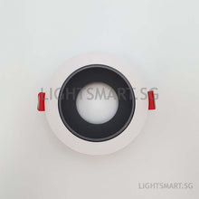 Load image into Gallery viewer, LEBER Recessed Spotlight GU10/Module - White/Matt Grey Round
