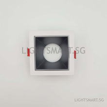 Load image into Gallery viewer, LEBER Recessed Spotlight GU10/Module - White/Matt Grey Square
