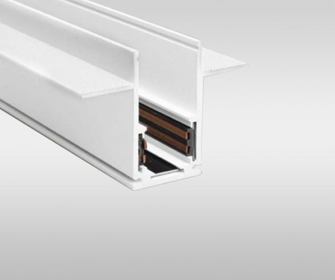 Recessed It Rack RENE Magnetic Track White (Recessed)
